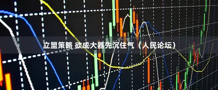 立盟策略 欲成大器先沉住气（人民论坛）