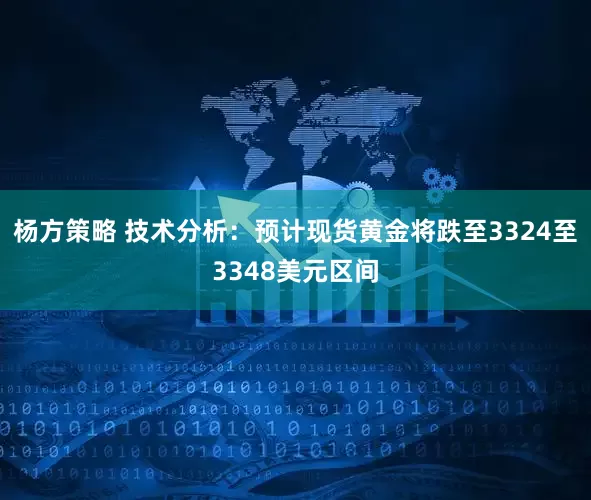 杨方策略 技术分析：预计现货黄金将跌至3324至3348美元区间